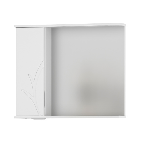 картинка Зеркало-шкаф Volna Adel 80 левый (белый) от магазина Сантехстрой