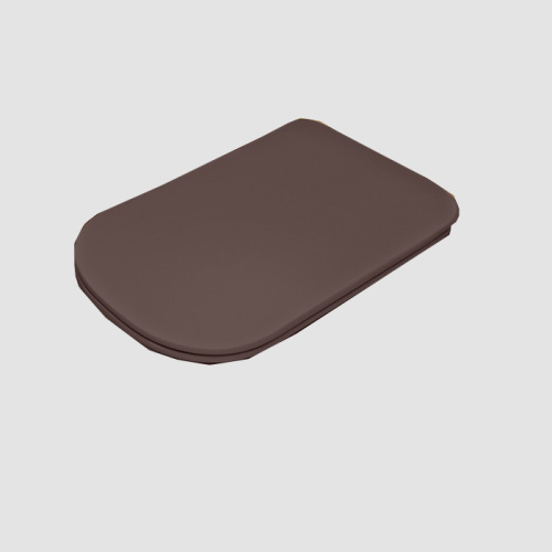 картинка Kerasan Tribeca Сиденье ”Slim” для унитаза c микролифтом цвет: Borgogna matt от магазина Сантехстрой