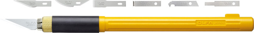 картинка Набор OLFA Нож перовой с профильными лезвиями, 6мм, 4шт от магазина Сантехстрой