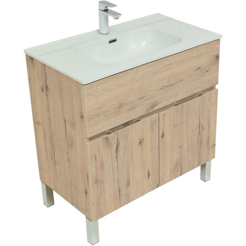 картинка Тумба под раковину Aquanet 277553 Коричневая от магазина Сантехстрой