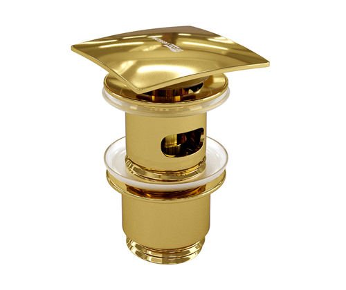 картинка Донный клапан WasserKRAFT Sauer A168 Золото глянцевое от магазина Сантехстрой