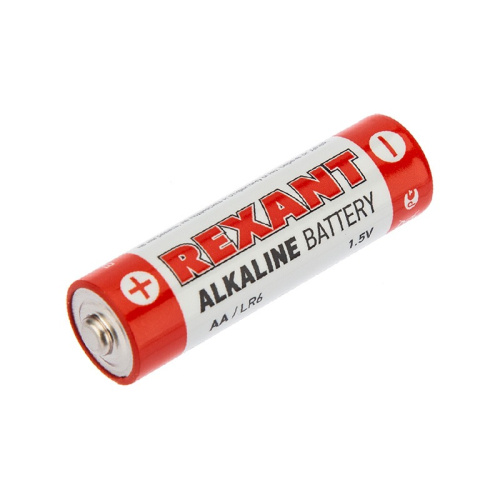 картинка Алкалиновая батарейка AA/LR6 1,5 V 4 шт.  блистер REXANT от магазина Сантехстрой