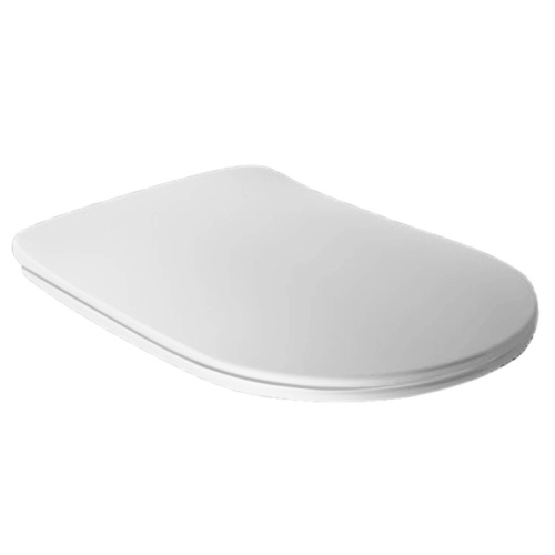 картинка Kerasan Tribeca Сиденье ”Slim” для унитаза c микролифтом цвет: белый матовый от магазина Сантехстрой