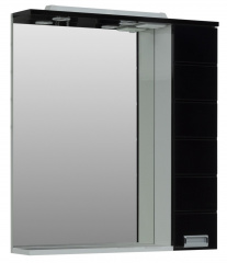 картинка Зеркальный шкаф Aquanet 00170560 Черный от магазина Сантехстрой