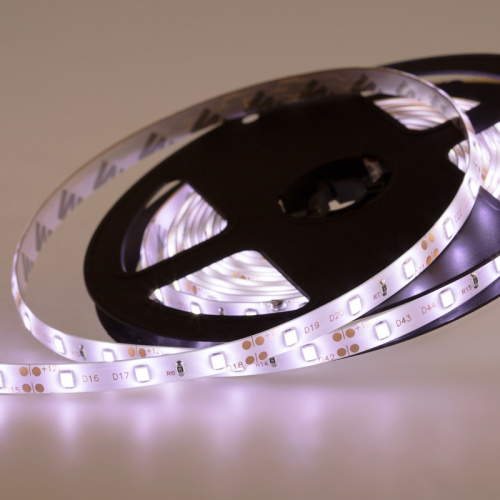 картинка LED лента 5м силикон,  8 мм,  IP65, SMD 2835, 60 LED/m,  12 V,  цвет свечения белый LAMPER от магазина Сантехстрой