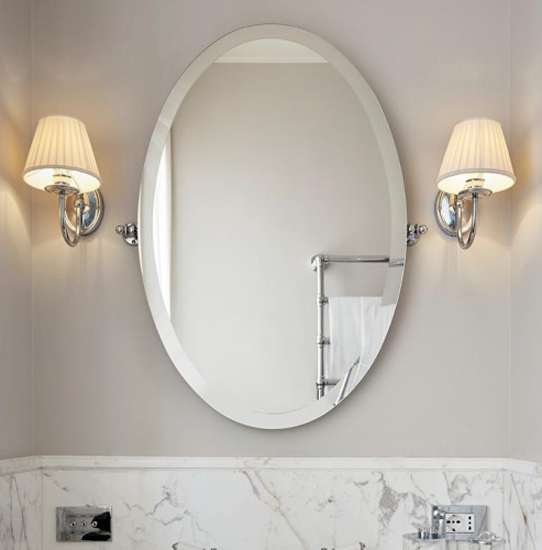 картинка Devon Beauty 1 Зеркало поворотное,  монтаж вертикально (70хh90см) или горизонтально(100хh60см), цвет держателей: хром от магазина Сантехстрой