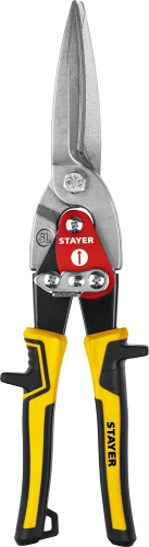 картинка STAYER COBRA Прямые удлинённые ножницы по металлу, 290 мм от магазина Сантехстрой