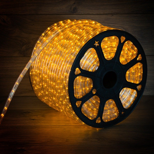 картинка Дюралайт LED,  постоянное свечение (2W) - желтый Эконом 24 LED/м,  бухта 100м от магазина Сантехстрой
