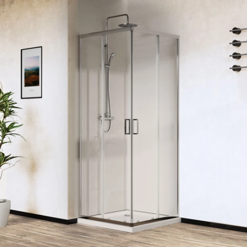 картинка Душевой уголок 100x90 см Vincea City VSS-5CT9010CL прозрачное от магазина Сантехстрой