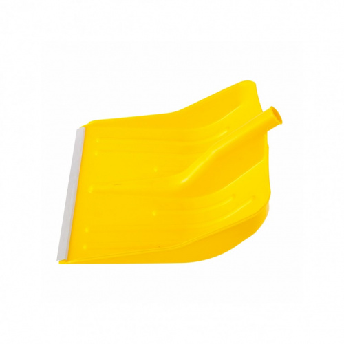 картинка Лопата для уборки снега пластиковая, желтая, 420 х 425 мм, без черенка, Россия, Сибртех от магазина Сантехстрой