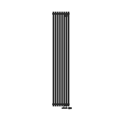 картинка Радиатор КЗТО QUADRUM 30 V 1- 1750-8 R RAL1T103S9005 (черный матовый муар) от магазина Сантехстрой