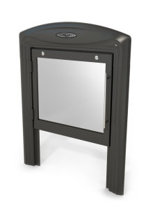 картинка Дверца со стеклопрозрачным экраном для банных печей(нерж.сталь) ТМФ от магазина Сантехстрой