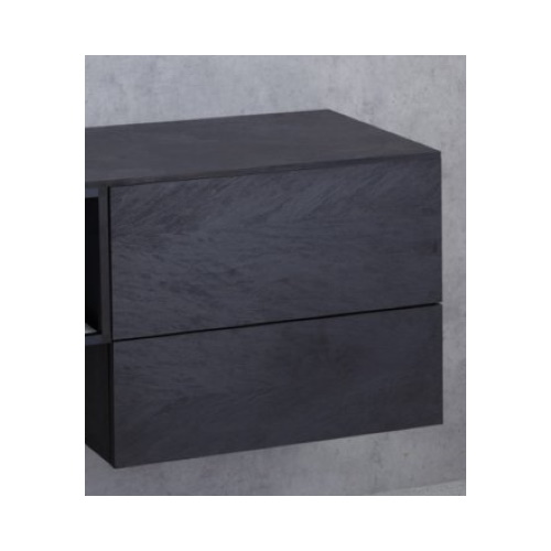 картинка Тумба под раковину Cezares cadro-70-2c-so-nr-blum Черная от магазина Сантехстрой