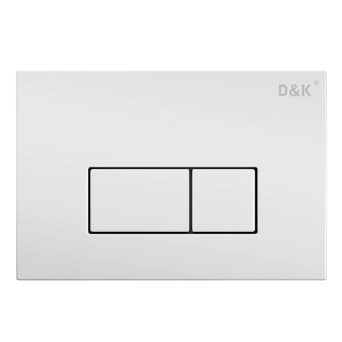 картинка Клавиша смыва D&K Rhein (арт.инсталл DI8050127), белый (DB1499016) от магазина Сантехстрой