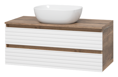 картинка Тумба под раковину Dakota - 100 подвесная (белая) от магазина Сантехстрой