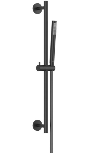 картинка Душевой гарнитур AQUATEK ЕВРОПА, 1jet 65 см, матовый черный AQ2012MB от магазина Сантехстрой
