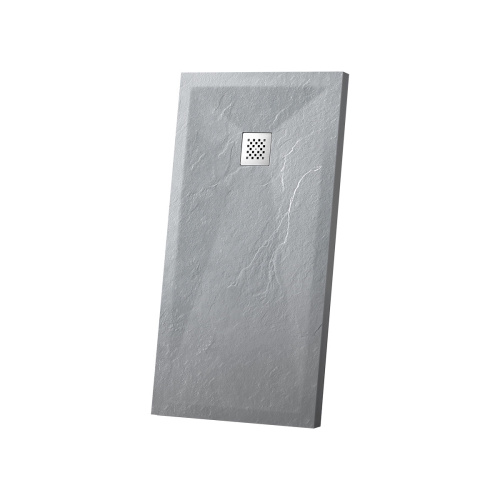 картинка Поддон для душа из искусственного камня VST-4SR9011G, 1100*900*25, серый от магазина Сантехстрой
