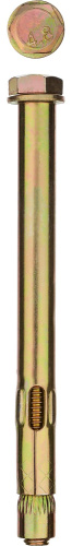 картинка ЗУБР 10 x 100 мм, 40 шт, болт анкерный, желтый цинк от магазина Сантехстрой