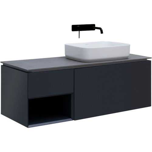 картинка Тумба под раковину Allen Brau Infinity 120 R 1.21008.AM подвесная Антрацит матовый от магазина Сантехстрой