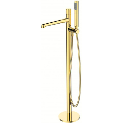 изображение смеситель для ванны belbagno uno uno-fmt-oro золото