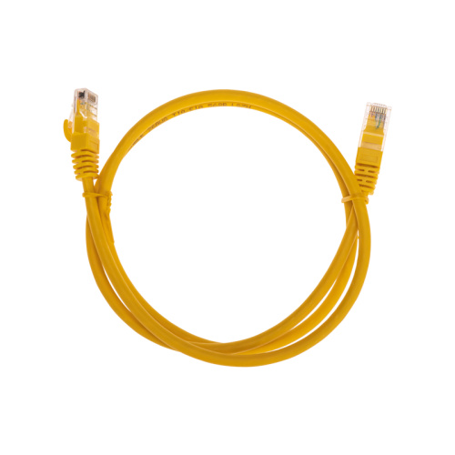 картинка Патч-корд U/UTP, CAT 6, RJ45-RJ45, 26AWG, LSZH, желтый, 1м REXANT от магазина Сантехстрой