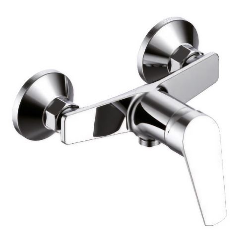 фотография смеситель для душа loranto gracia керамический картридж, с полным душевым набором, хром (lr40506000)