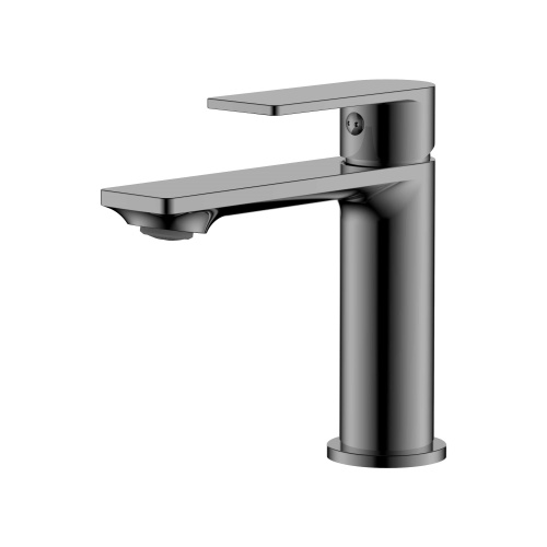 фотография смеситель для раковины haiba hb10639-3, оружейная сталь