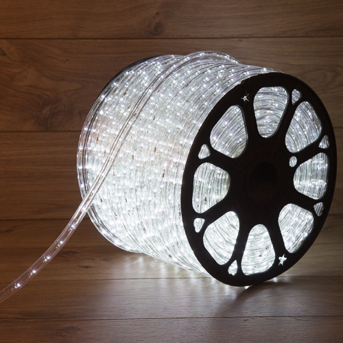 картинка Дюралайт LED,  свечение с динамикой (3W) - белый,  36 LED/м,  бухта 100м от магазина Сантехстрой