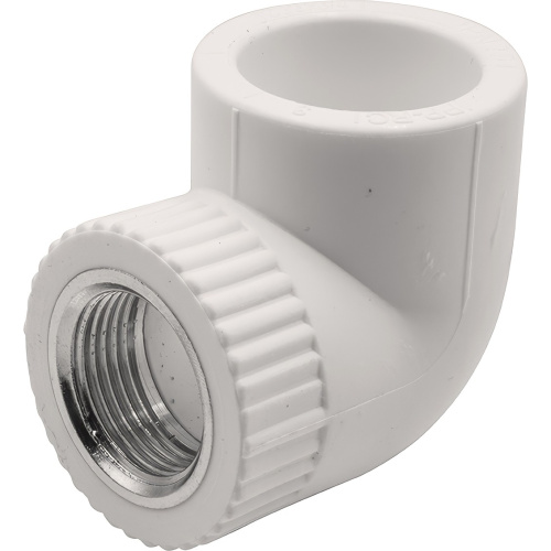 картинка Угольник THERMOLIGHT комбинированный PP-R ВР 32х3/4quot; белый (15/90) от магазина Сантехстрой
