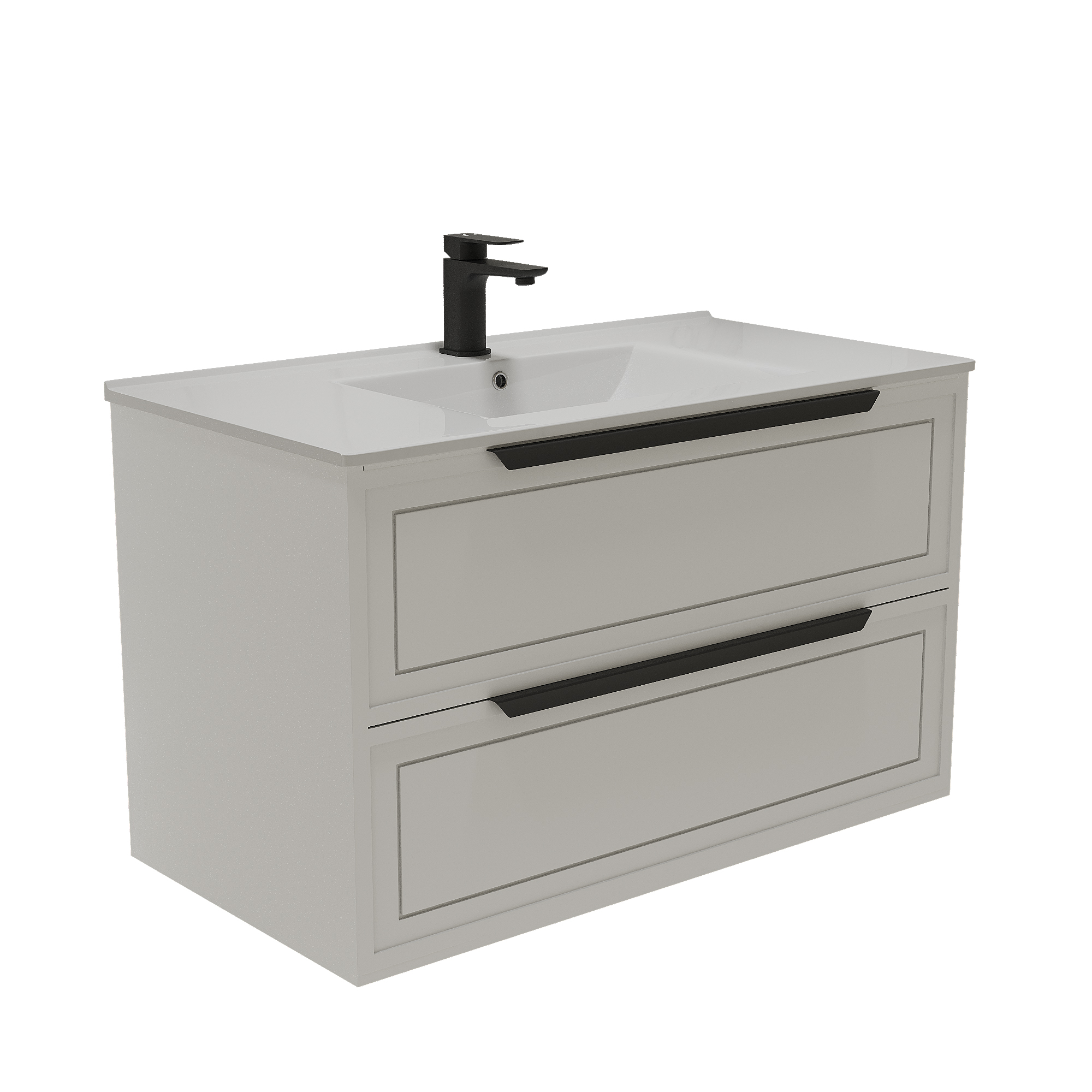 картинка Тумба под раковину/столешницу Севилья 90, Белый мат от магазина Сантехстрой