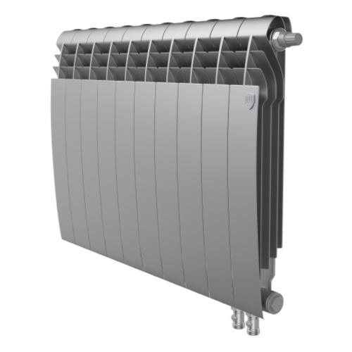 картинка Радиатор Royal Thermo BiLiner 500 /Silver Satin VR - 10 секц. от магазина Сантехстрой