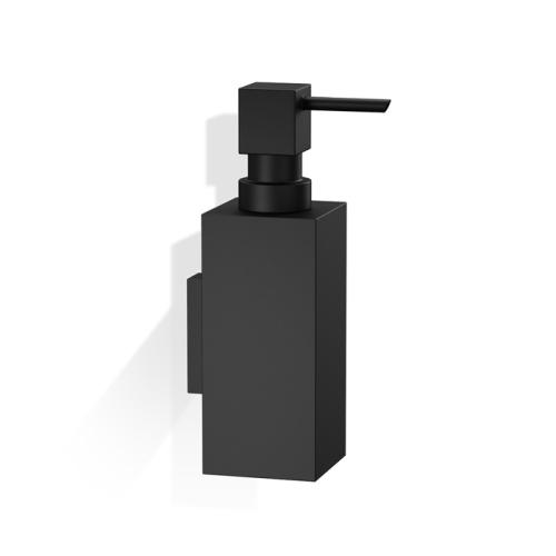 картинка DECOR WALTHER Cube DW 375 N Дозатор для мыла, подвесной, цвет: черный матовый от магазина Сантехстрой