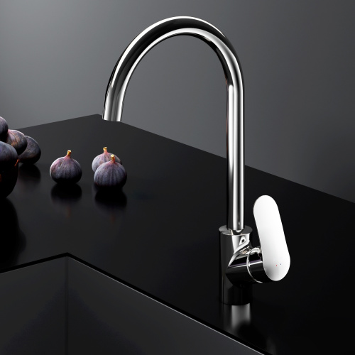 картинка f8007100 like смеситель для кухни, хром, шт.