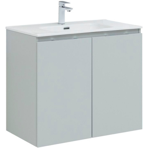 картинка Тумба под раковину Aquanet 277528 Серая от магазина Сантехстрой