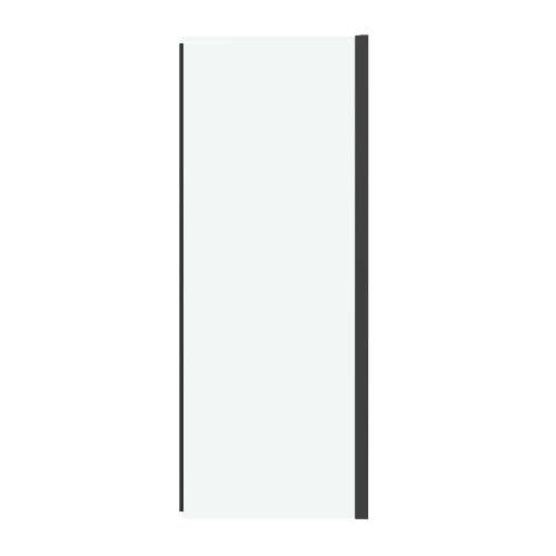 картинка Боковая стенка 200.K33.03.90.21.00 Pragma (90*195) черный матовый, стекло прозрачное, 1 место от магазина Сантехстрой