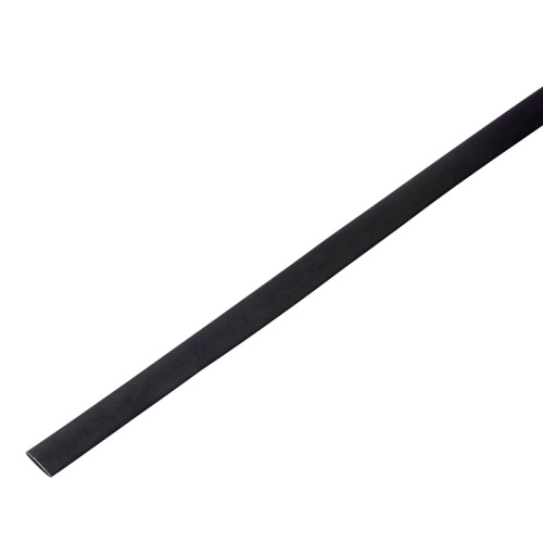 картинка Трубка термоусаживаемая ТУТ 12,0/6,0мм,  черная,  упаковка 50 шт.  по 1м,  PROconnect от магазина Сантехстрой
