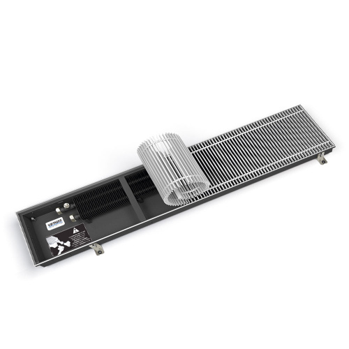 картинка Конвектор, Ntherm, 230*90*2400, роликовая решётка, алюминий, натуральный, рамка-U-образный профиль, 889 Вт от магазина Сантехстрой