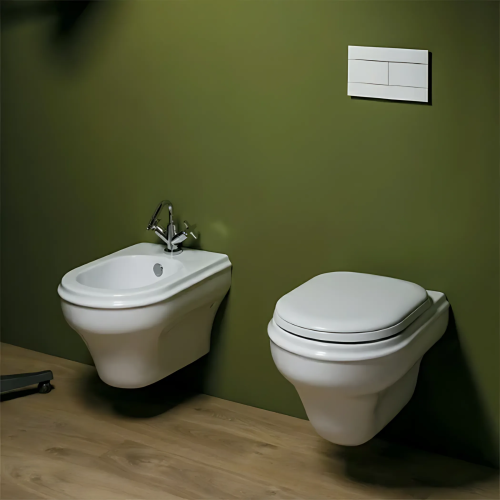 картинка AZZURRA CHARME унитаз подвесной 52х40см, c креплением KIT 2000 CF,цвет белый от магазина Сантехстрой