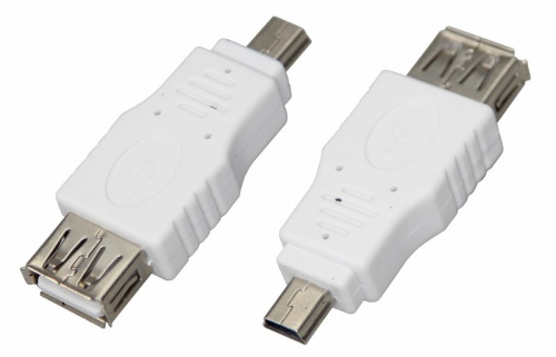 картинка Переходник гнездо USB-A (Female)-штекер miniUSB (Male) REXANT от магазина Сантехстрой