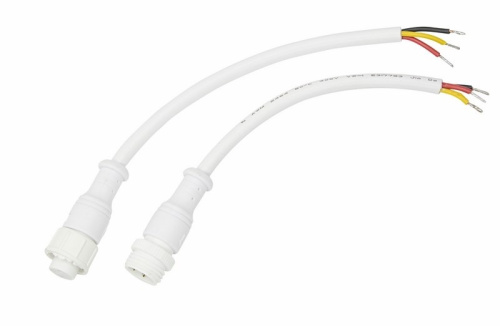 картинка Соединительный кабель (3pin) герметичный (IP67) 3х0.5мм² белый REXANT от магазина Сантехстрой
