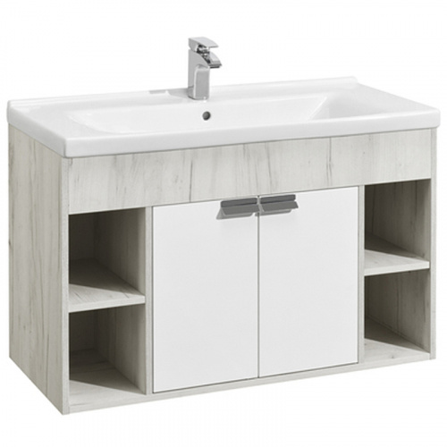 картинка Тумба под раковину AQUATON (Акватон) 1a237501fax10 Белая от магазина Сантехстрой