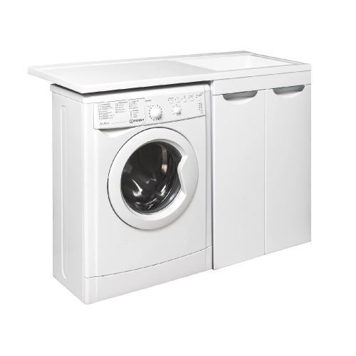 картинка Тумба под раковину Runo  (под умывальник Гамма 120 лайт левое/ правое крыло + кронштейн) Лира 60 (УТ000003443) от магазина Сантехстрой