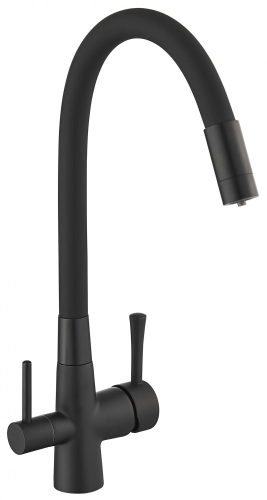 картинка смеситель для кухни savol s-l1806h-01 черный