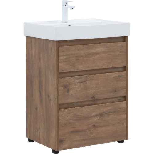 картинка Тумба под раковину Aquanet 302471 Коричневая от магазина Сантехстрой