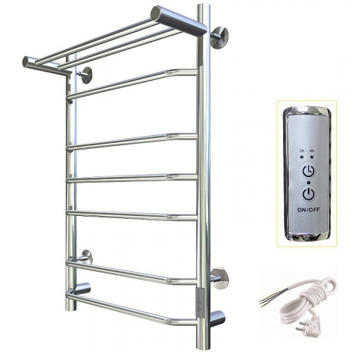 картинка Электрический полотенцесушитель Тругор Браво Пэк СП 3 П 80x50 с полкой Хром от магазина Сантехстрой