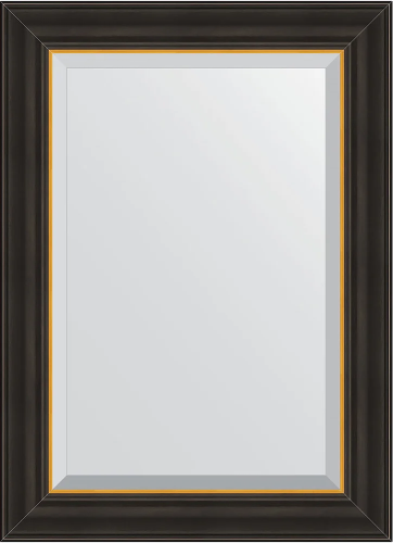 картинка Зеркало Evoform Exclusive BY 3923 54x74 см черное дерево с золотом от магазина Сантехстрой