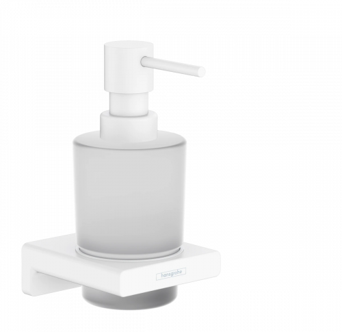 картинка Дозатор для жидкого мыла Hansgrohe AddStoris 41745700 матовый белый от магазина Сантехстрой