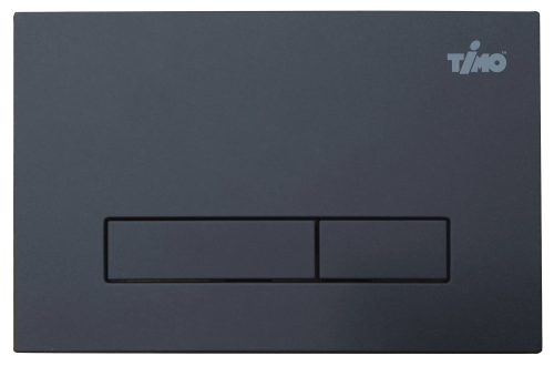 картинка Кнопка смыва TIMO INARI 250x165 matt black (FP-003MB) от магазина Сантехстрой