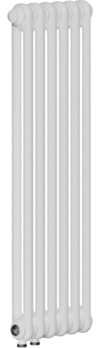 картинка Радиатор стальной Rifar Tubog Ventil 1800 6 секций, 2-трубчатый, белый от магазина Сантехстрой