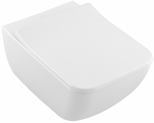 картинка Унитаз Villeroy&Boch Venticello Pack 4611RSR1 подвесной с сиденьем Микролифт от магазина Сантехстрой